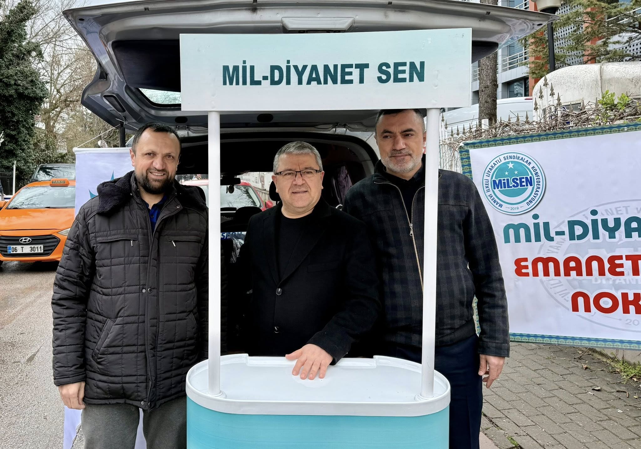 MBSTS Sınavı İçin Emanet Kabul Stantları Oluşturduk